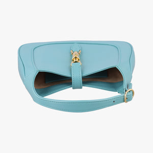 Secondhand Gucci JACKIE 1961 Blue Leather 637091 shoulderbag | stylenewstar