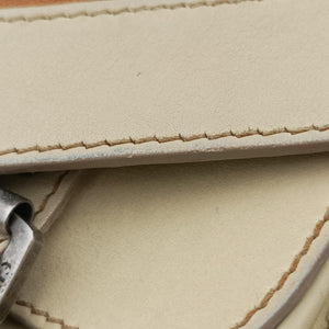 Secondhand Christian Dior Gaucho Beige Leather  shoulderbag | stylenewstar