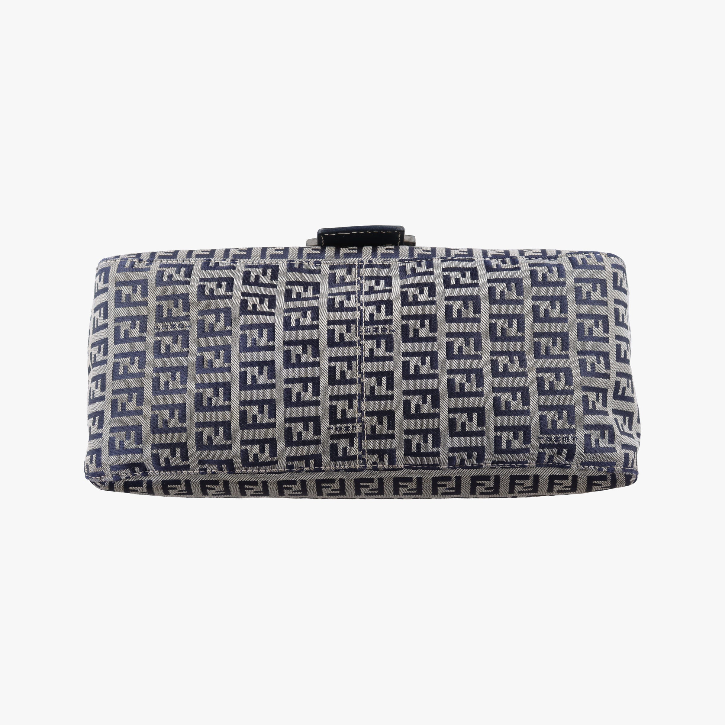 Vintage Fendi Baguette　Zucchino Navy×Grey canvas×leather 8BR001 shoulderbag | stylenewstar