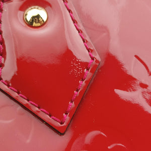 Pre-owned Louis Vuitton Alma BB pomme d'amour Monogram Vernis M91606 shoulderbag | stylenewstar