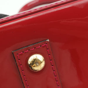 Pre-owned Louis Vuitton Alma BB pomme d'amour Monogram Vernis M91606 shoulderbag | stylenewstar