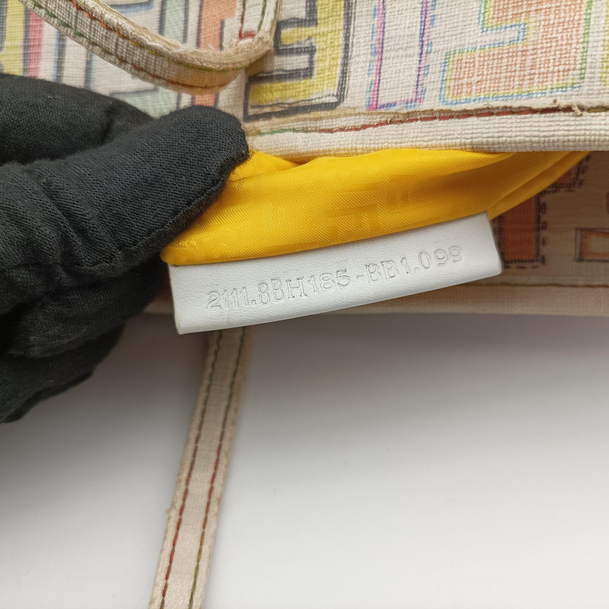 Secondhand Fendi Zucca Roll Tote Multicolour PVC coated canvas 8BH185 shoulderbag | stylenewstar