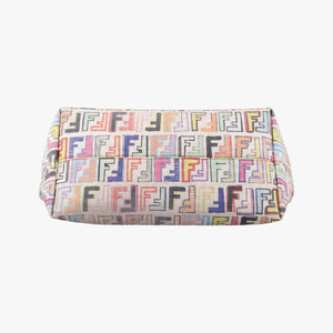 Secondhand Fendi Zucca Roll Tote Multicolour PVC coated canvas 8BH185 shoulderbag | stylenewstar