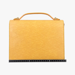 Pre-owned Louis Vuitton MONCEAU 28 Tassil Yellow Epi M52129 handbag | stylenewstar