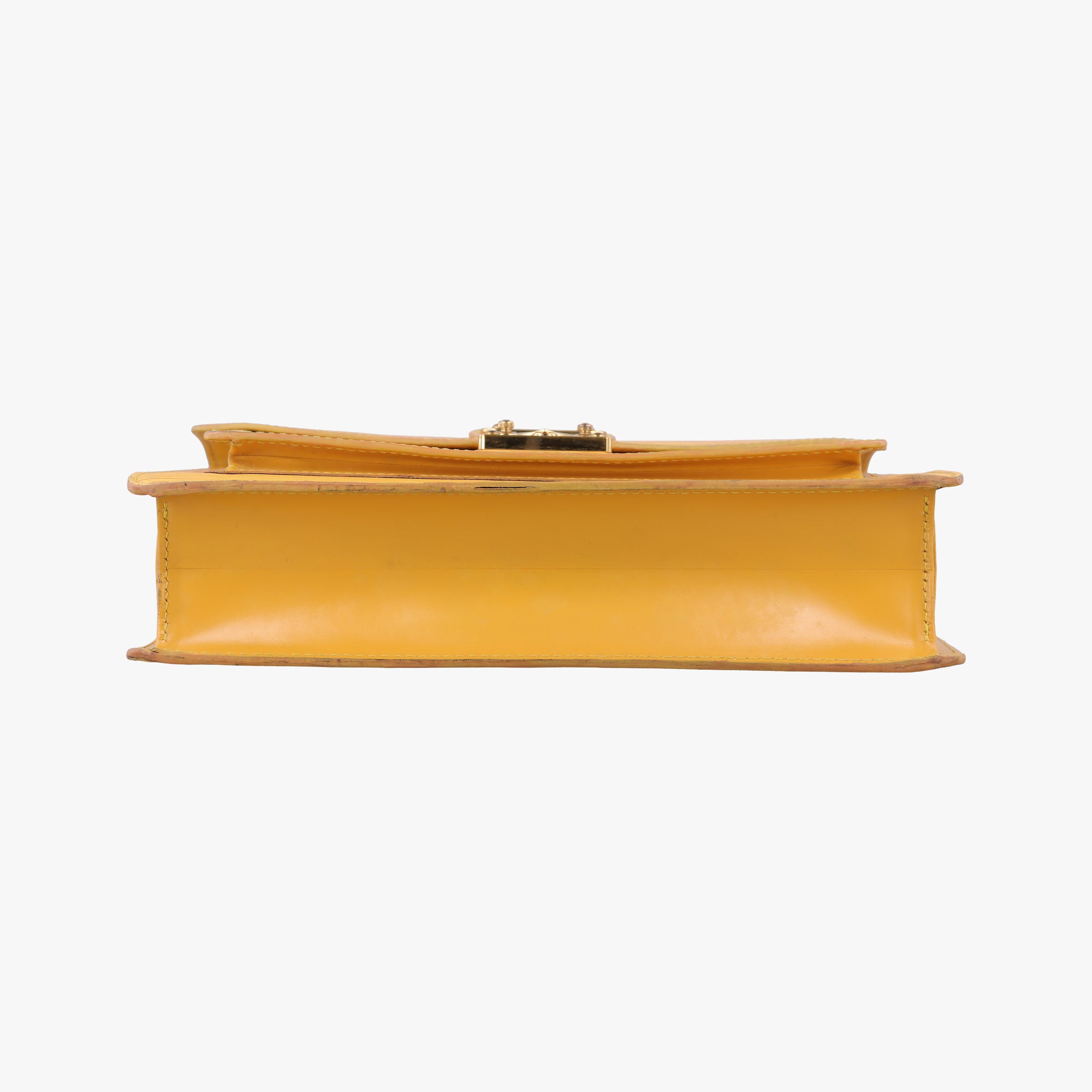 Pre-owned Louis Vuitton MONCEAU 28 Tassil Yellow Epi M52129 handbag | stylenewstar