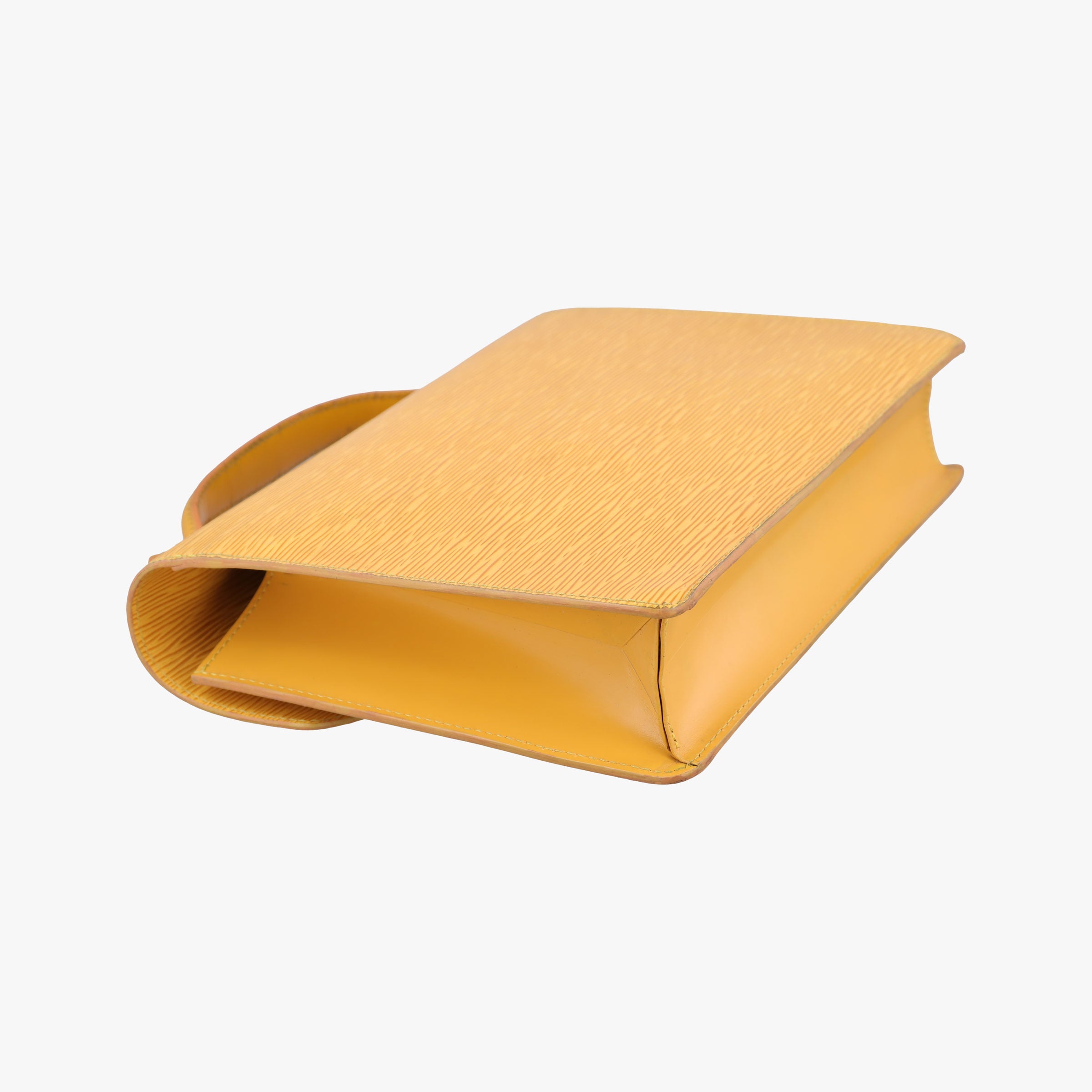 Pre-owned Louis Vuitton MONCEAU 28 Tassil Yellow Epi M52129 handbag | stylenewstar