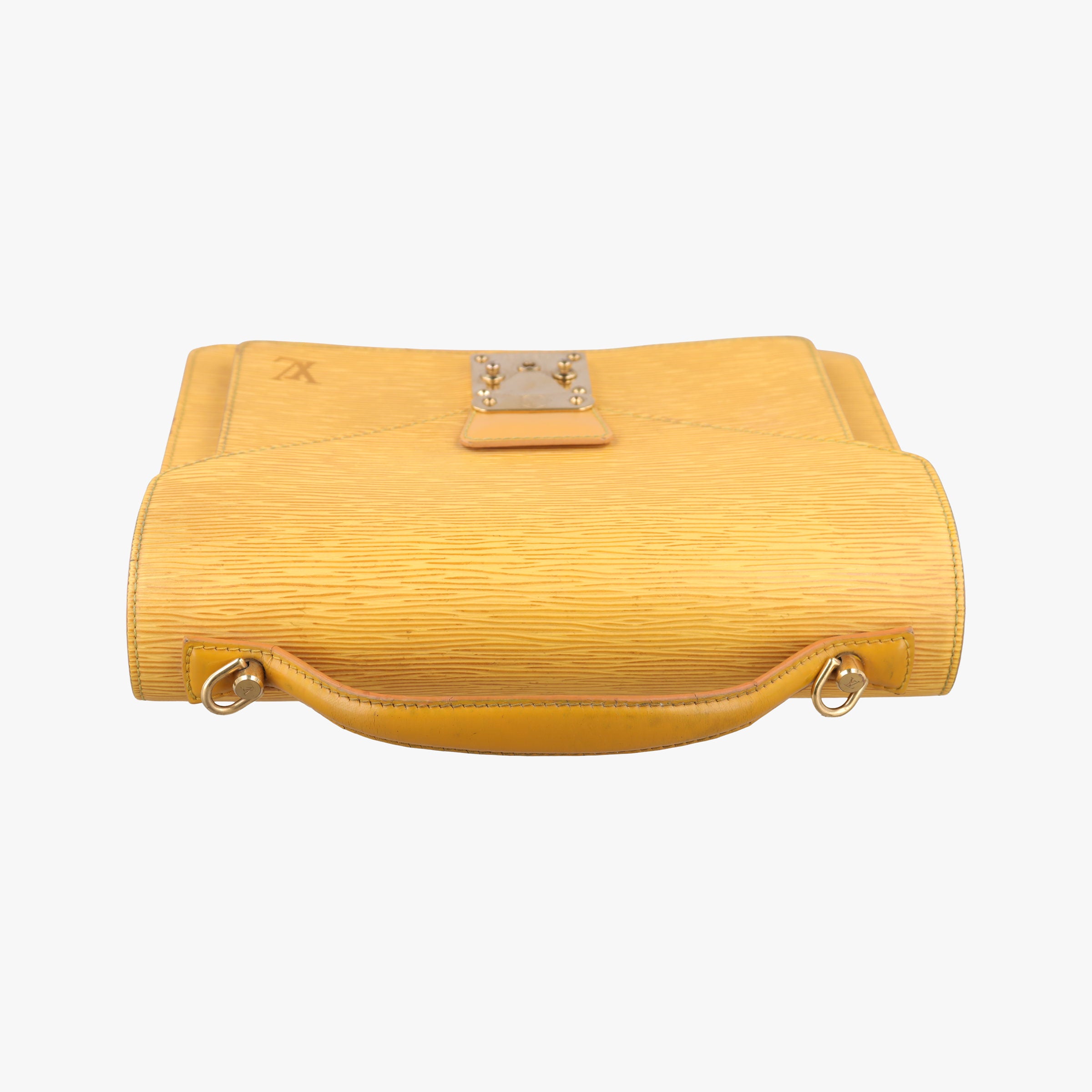 Pre-owned Louis Vuitton MONCEAU 28 Tassil Yellow Epi M52129 handbag | stylenewstar