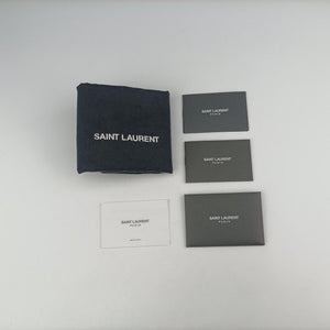 Secondhand Yves Saint Laurent Love Box Heart Black Leather 466212 shoulderbag | stylenewstar