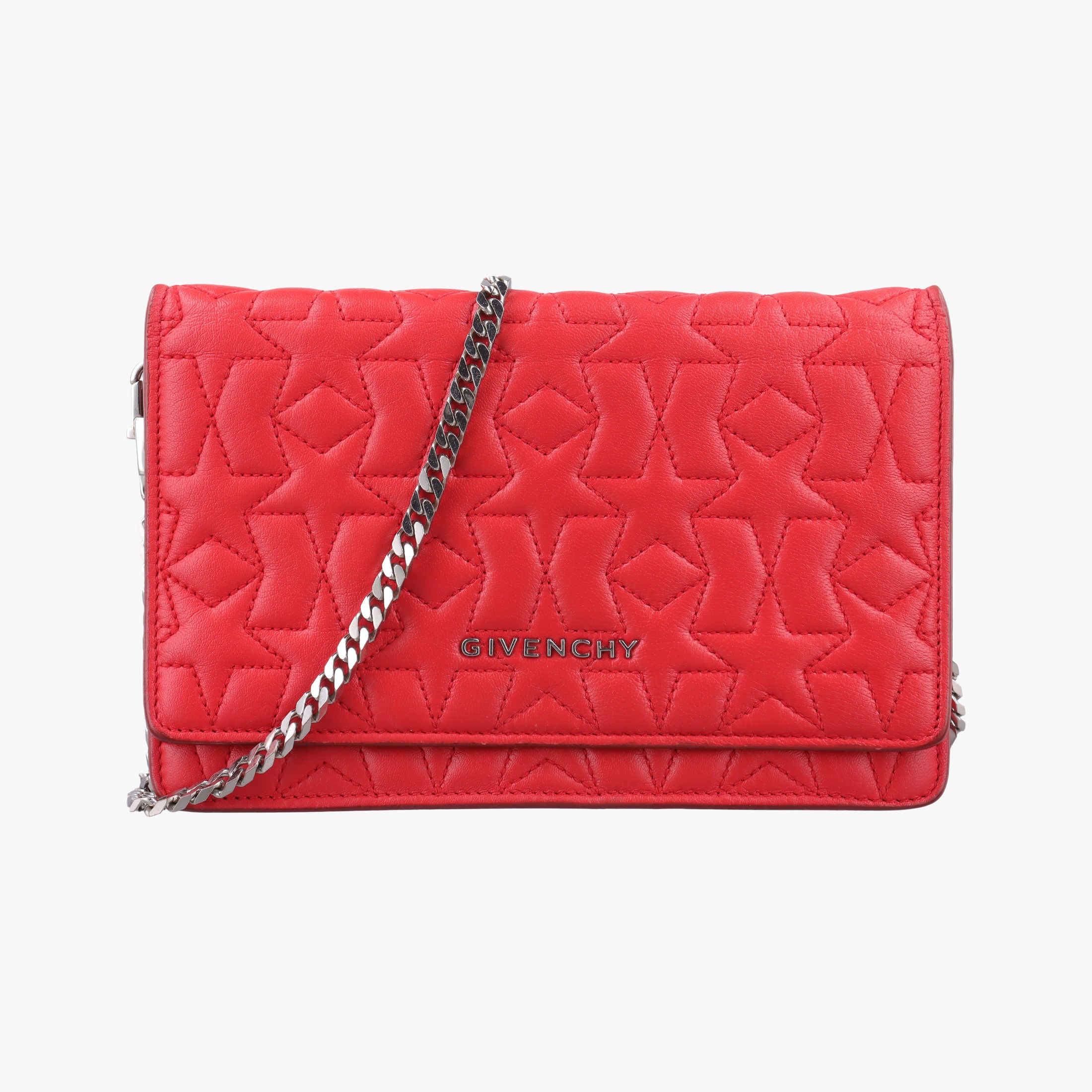 Vintage Givenchy Star Animation Red Leather  shoulderbag | stylenewstar