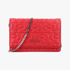 Vintage Givenchy Star Animation Red Leather  shoulderbag | stylenewstar