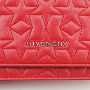 Vintage Givenchy Star Animation Red Leather  shoulderbag | stylenewstar