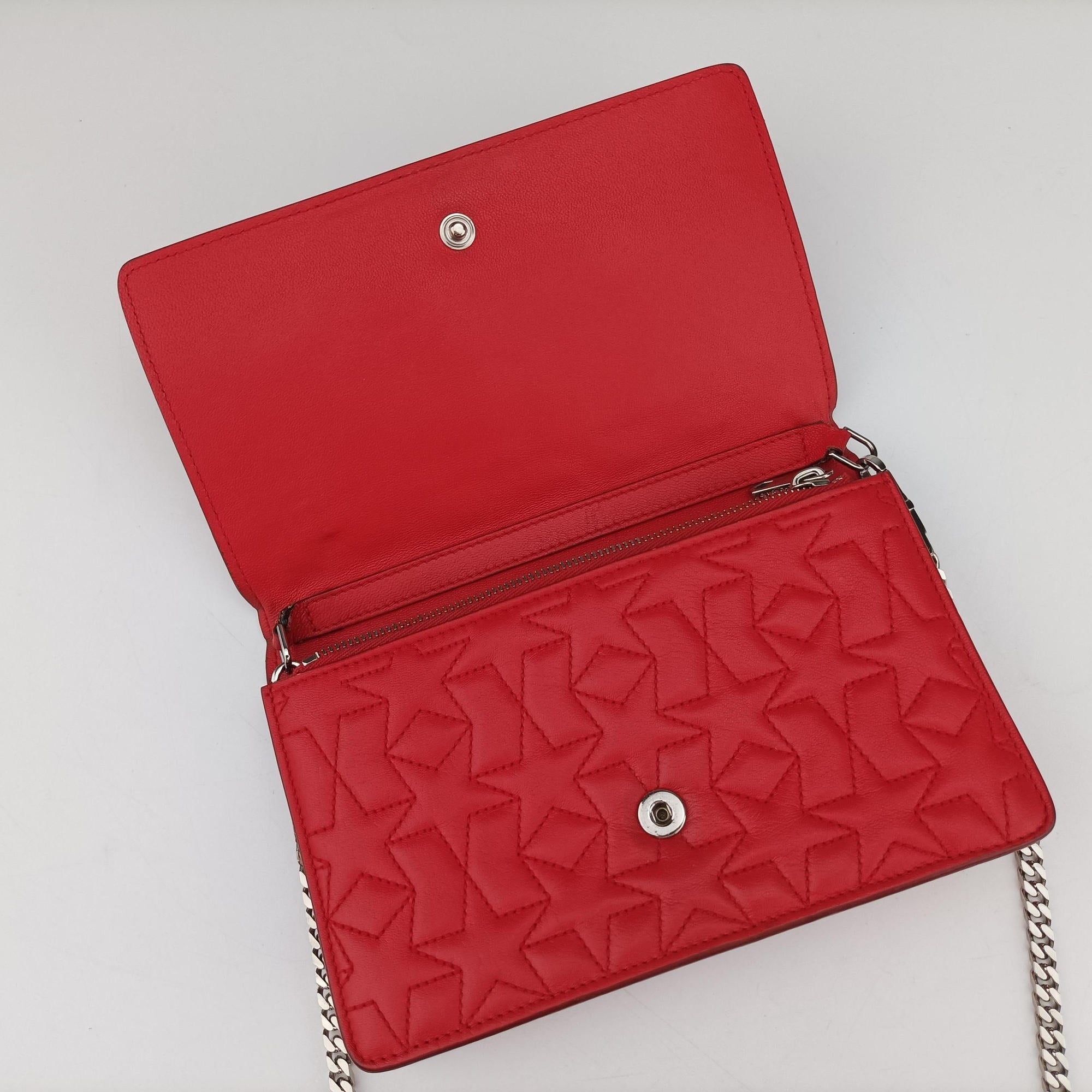Vintage Givenchy Star Animation Red Leather  shoulderbag | stylenewstar