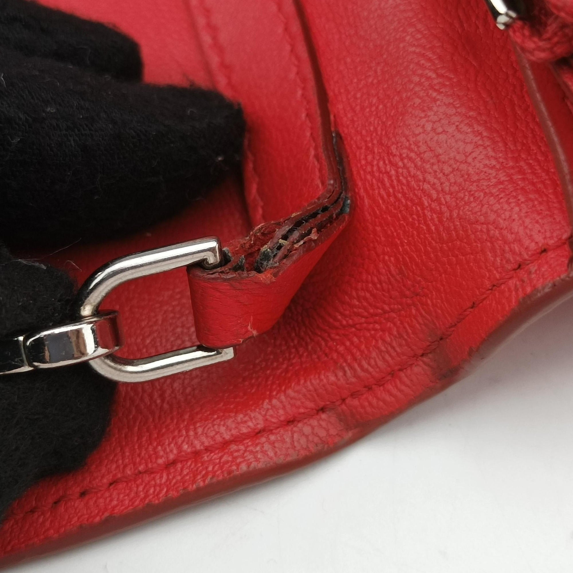 Vintage Givenchy Star Animation Red Leather  shoulderbag | stylenewstar