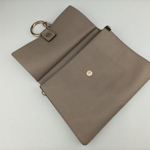 Pre-owned Chloe FAYE Beige Suede × leather  shoulderbag | stylenewstar