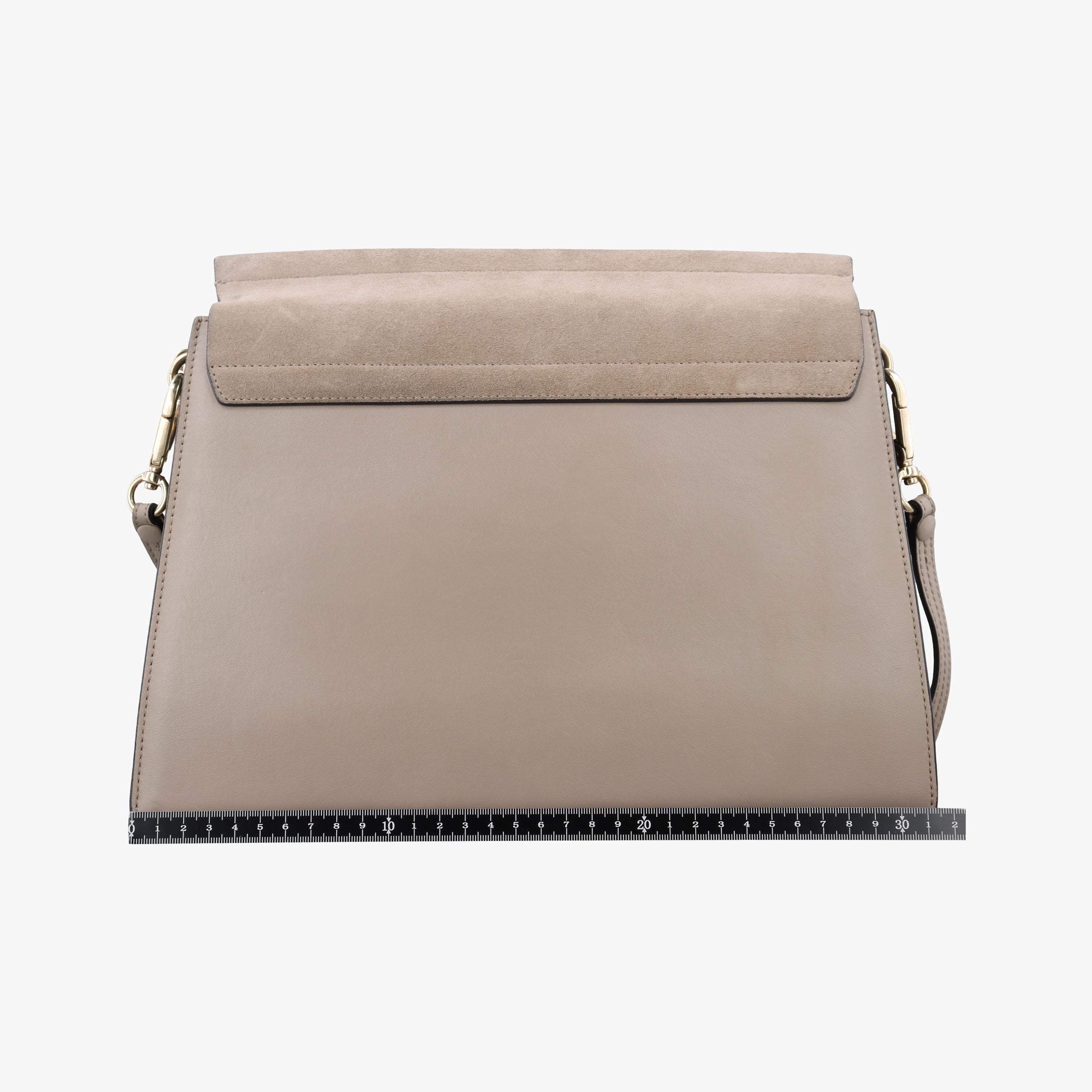 Pre-owned Chloe FAYE Beige Suede × leather  shoulderbag | stylenewstar
