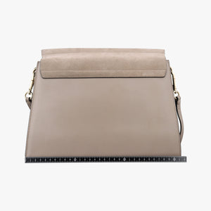 Pre-owned Chloe FAYE Beige Suede × leather  shoulderbag | stylenewstar