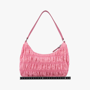 Pre-owned Prada gather Pink nylon 1NE204 handbag | stylenewstar