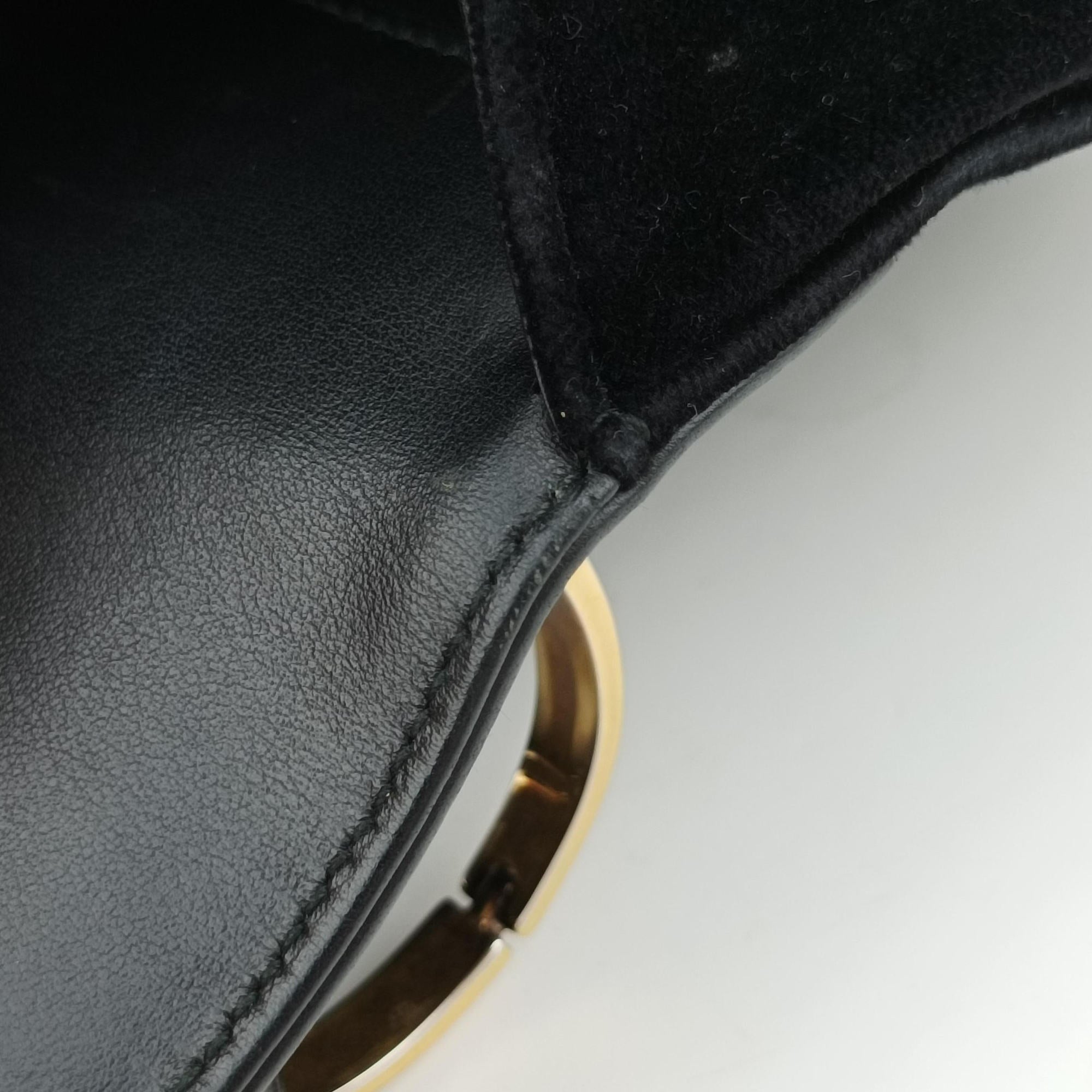 Pre-owned Prada Pionniere Black Leather 1BD074 shoulderbag | stylenewstar