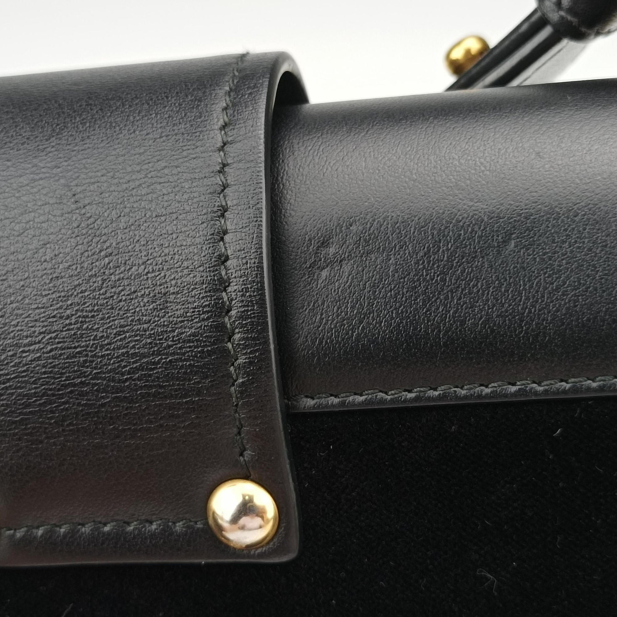 Pre-owned Prada Pionniere Black Leather 1BD074 shoulderbag | stylenewstar
