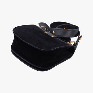 Pre-owned Prada Pionniere Black Leather 1BD074 shoulderbag | stylenewstar