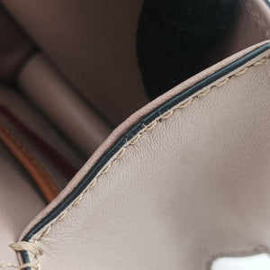 Pre-owned Valentino Glam Lock Multicolor Leather ×Crystal Embellishments  shoulderbag | stylenewstar