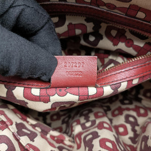 Pre-owned Gucci Babouska Red Leather 207297 shoulderbag | stylenewstar
