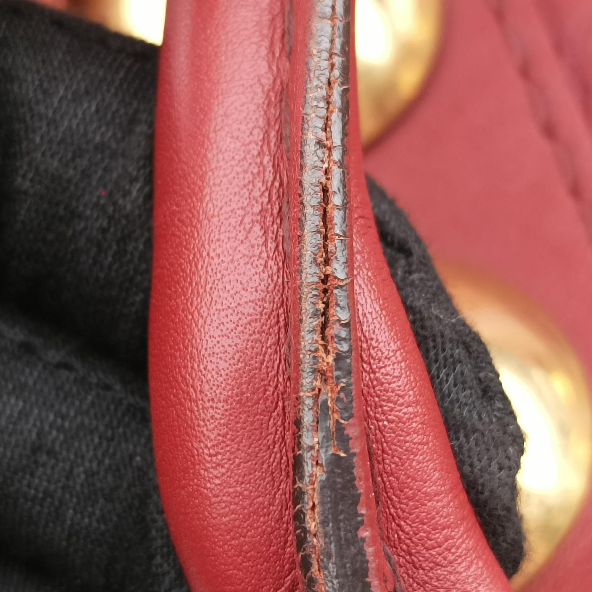Pre-owned Gucci Babouska Red Leather 207297 shoulderbag | stylenewstar