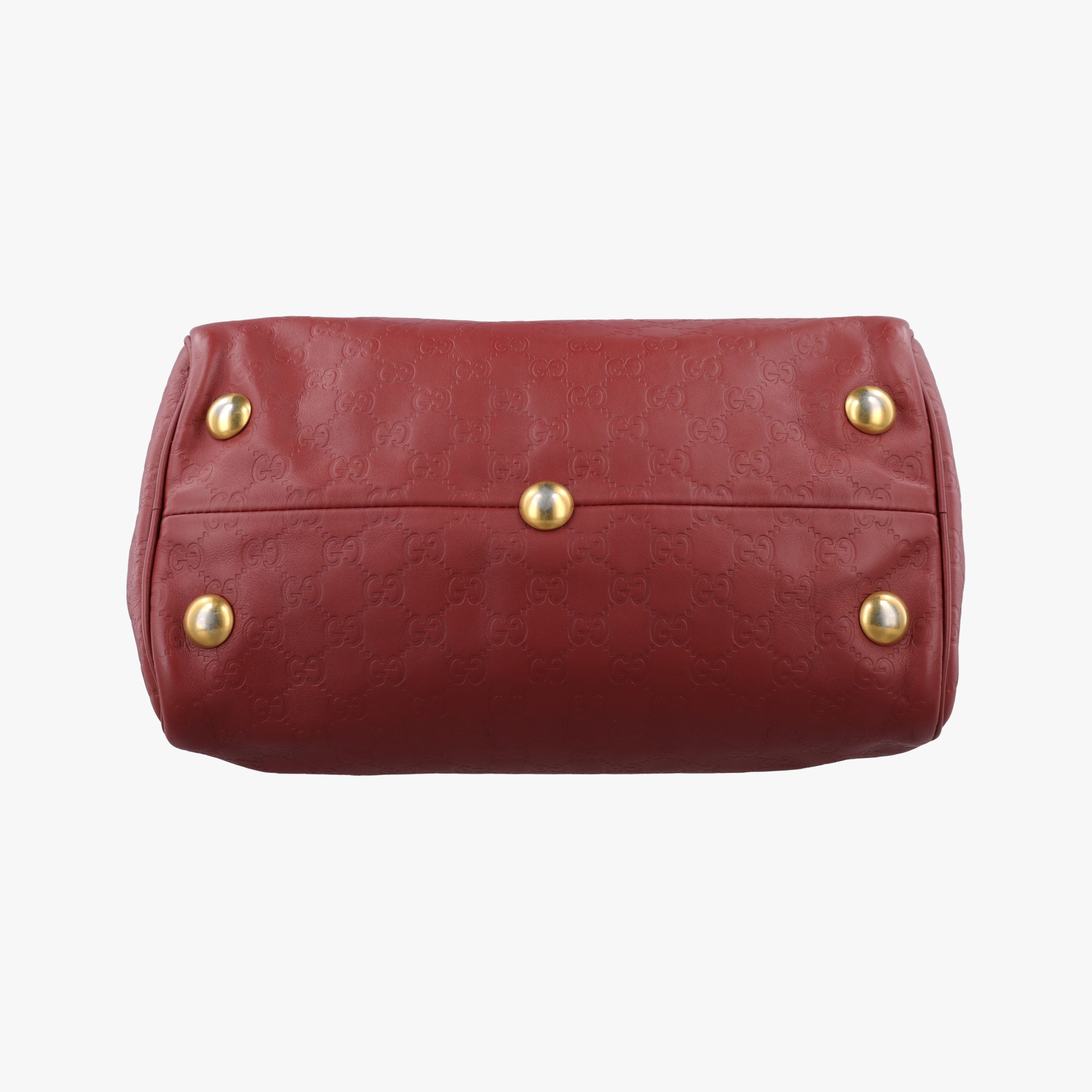 Pre-owned Gucci Babouska Red Leather 207297 shoulderbag | stylenewstar