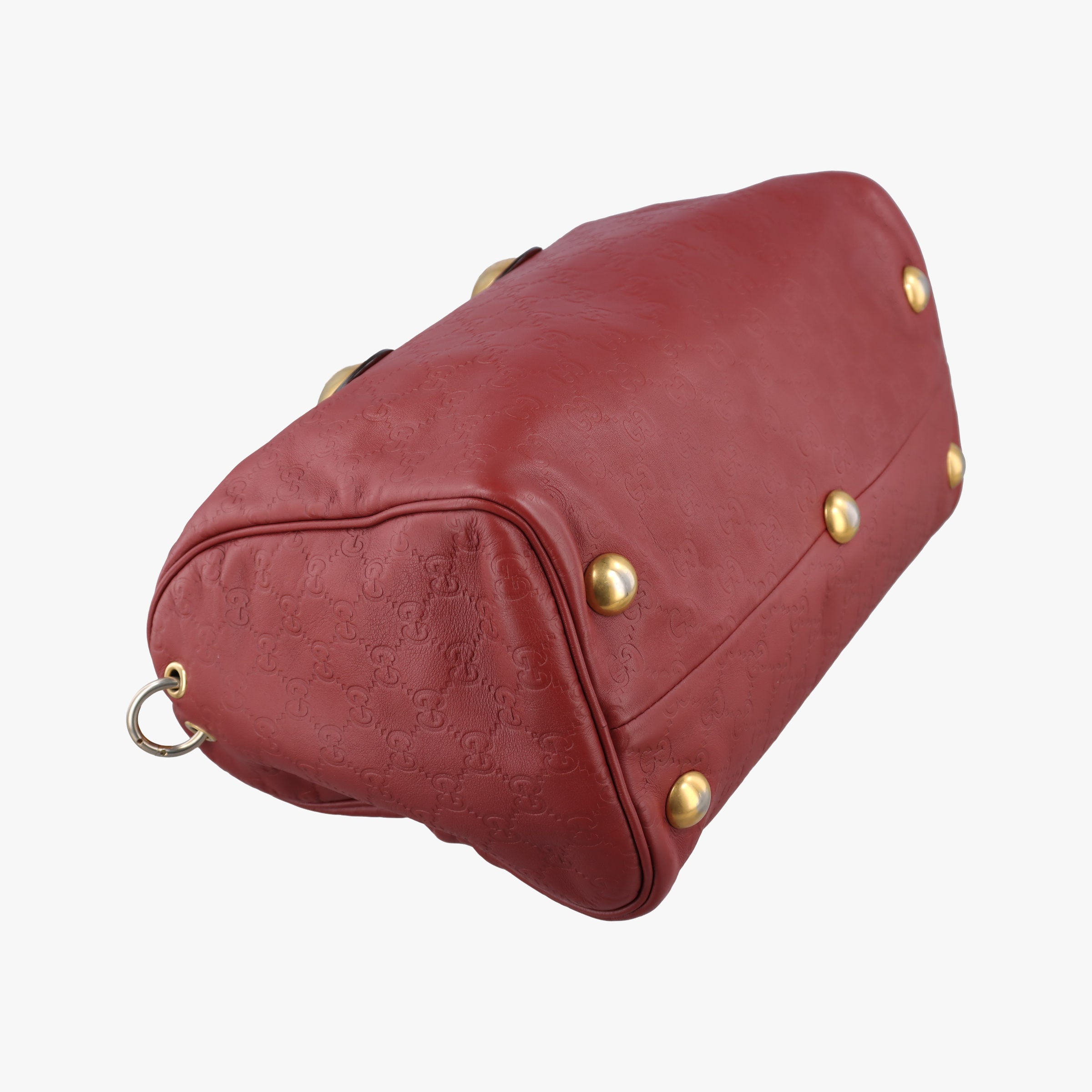 Pre-owned Gucci Babouska Red Leather 207297 shoulderbag | stylenewstar