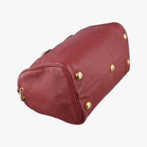 Pre-owned Gucci Babouska Red Leather 207297 shoulderbag | stylenewstar