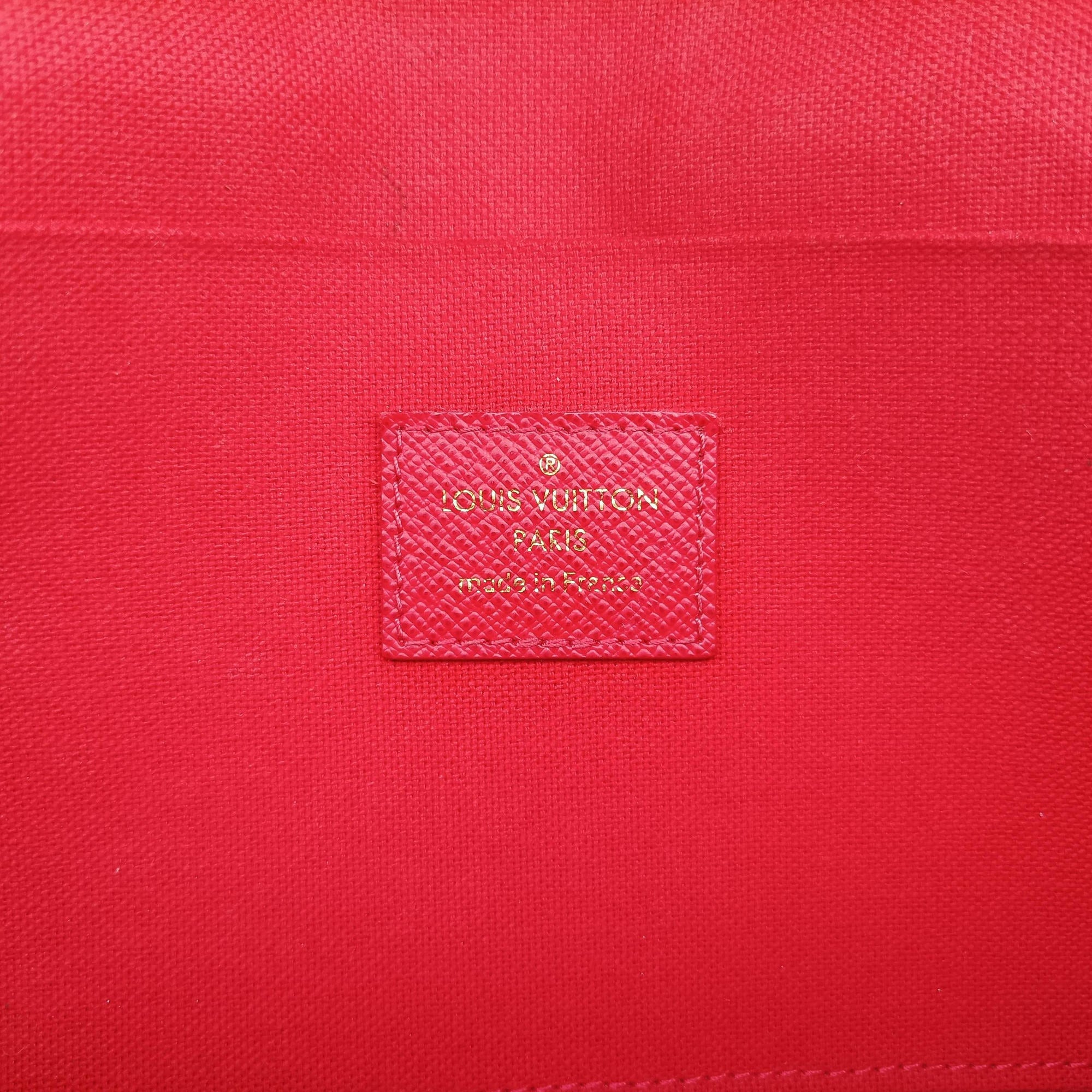 Vintage Louis Vuitton Felicie Pochette Brown×Multicolor Monogram Canvas M62145 shoulderbag | stylenewstar