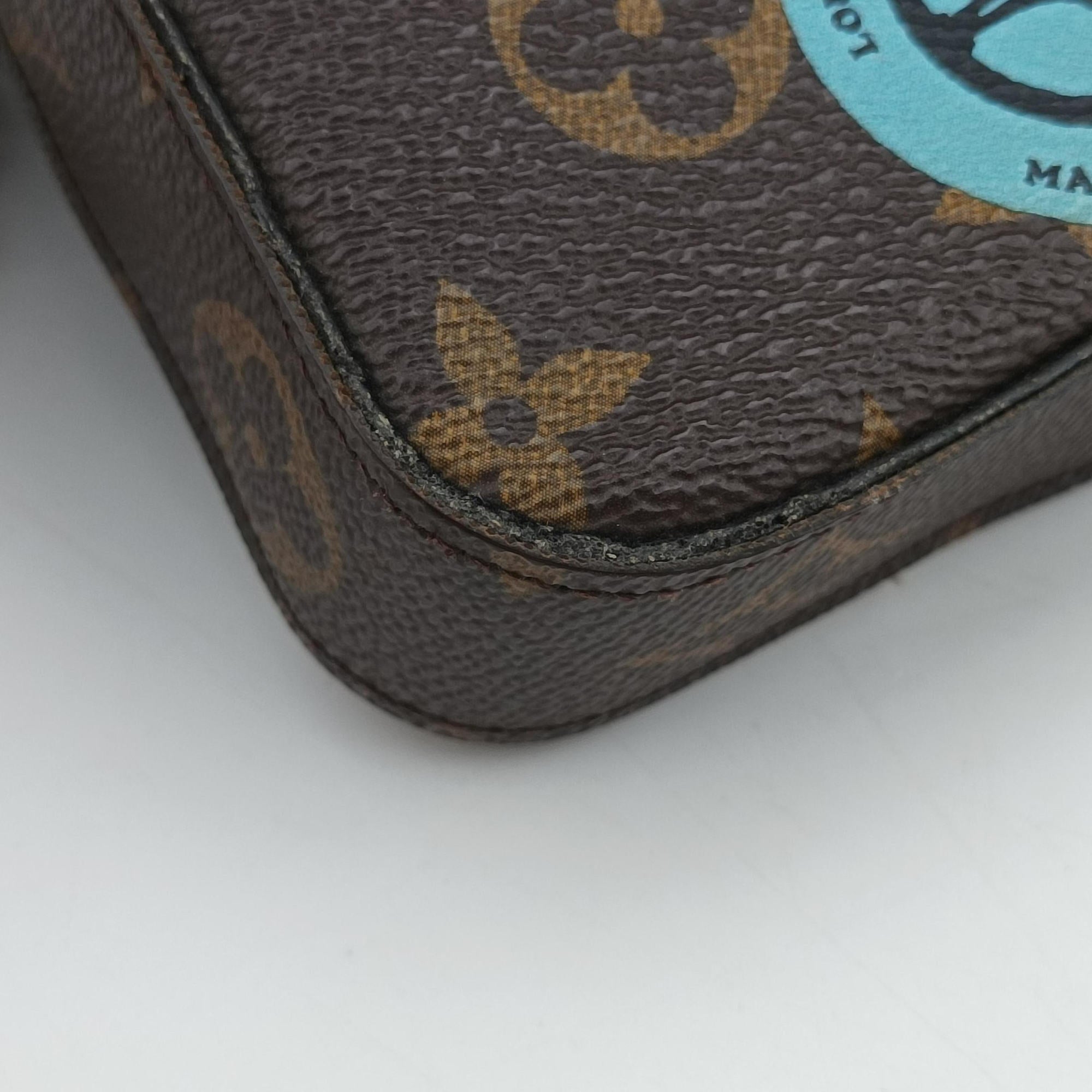 Vintage Louis Vuitton Felicie Pochette Brown×Multicolor Monogram Canvas M62145 shoulderbag | stylenewstar