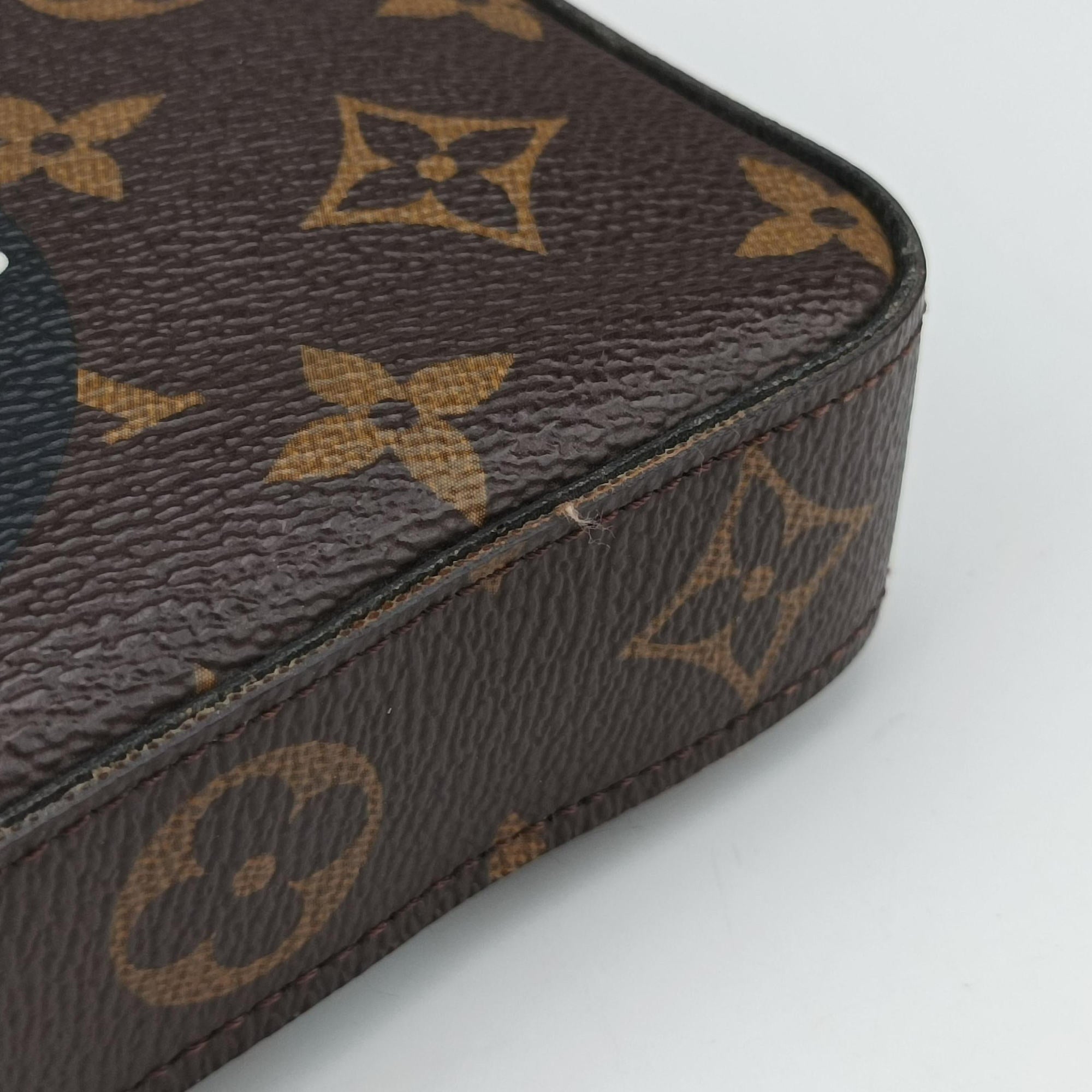 Vintage Louis Vuitton Felicie Pochette Brown×Multicolor Monogram Canvas M62145 shoulderbag | stylenewstar