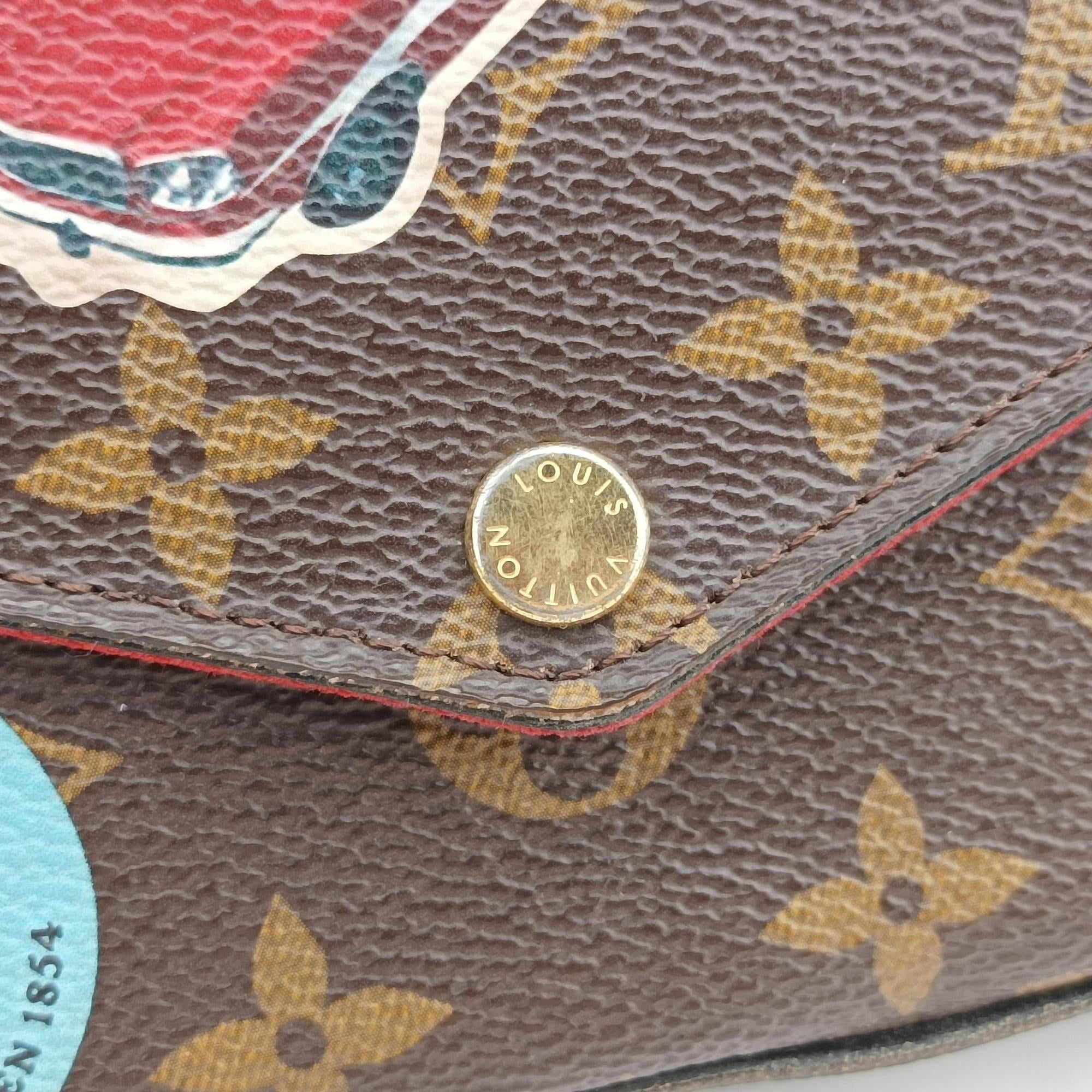 Vintage Louis Vuitton Felicie Pochette Brown×Multicolor Monogram Canvas M62145 shoulderbag | stylenewstar