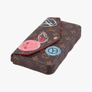 Vintage Louis Vuitton Felicie Pochette Brown×Multicolor Monogram Canvas M62145 shoulderbag | stylenewstar