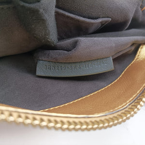 Pre-owned Fendi Dotcom Click Small Golden Leather 8BN299 shoulderbag | stylenewstar