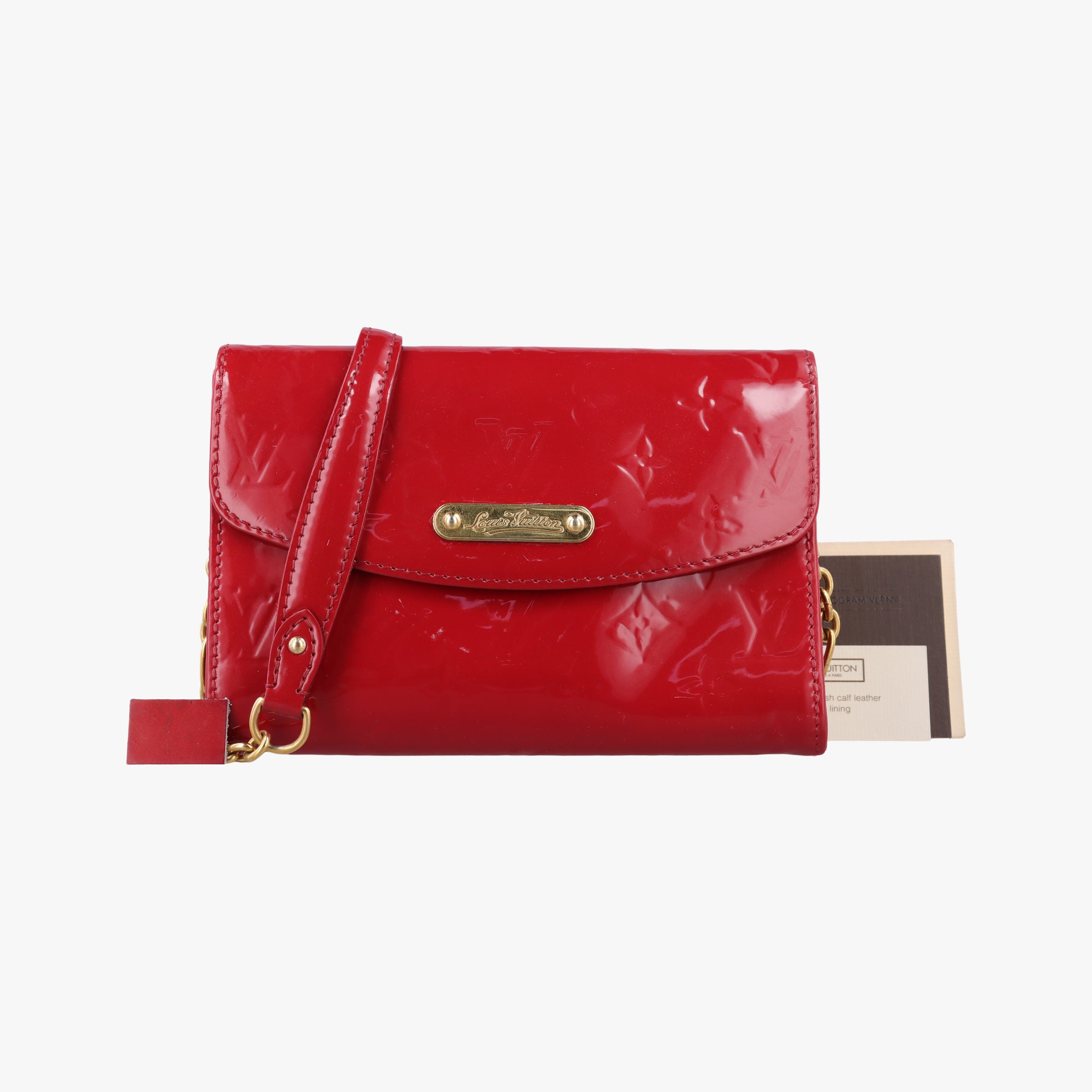 Vintage Louis Vuitton Belle Air Pomme d'Amour Vernis M93614 shoulderbag | stylenewstar