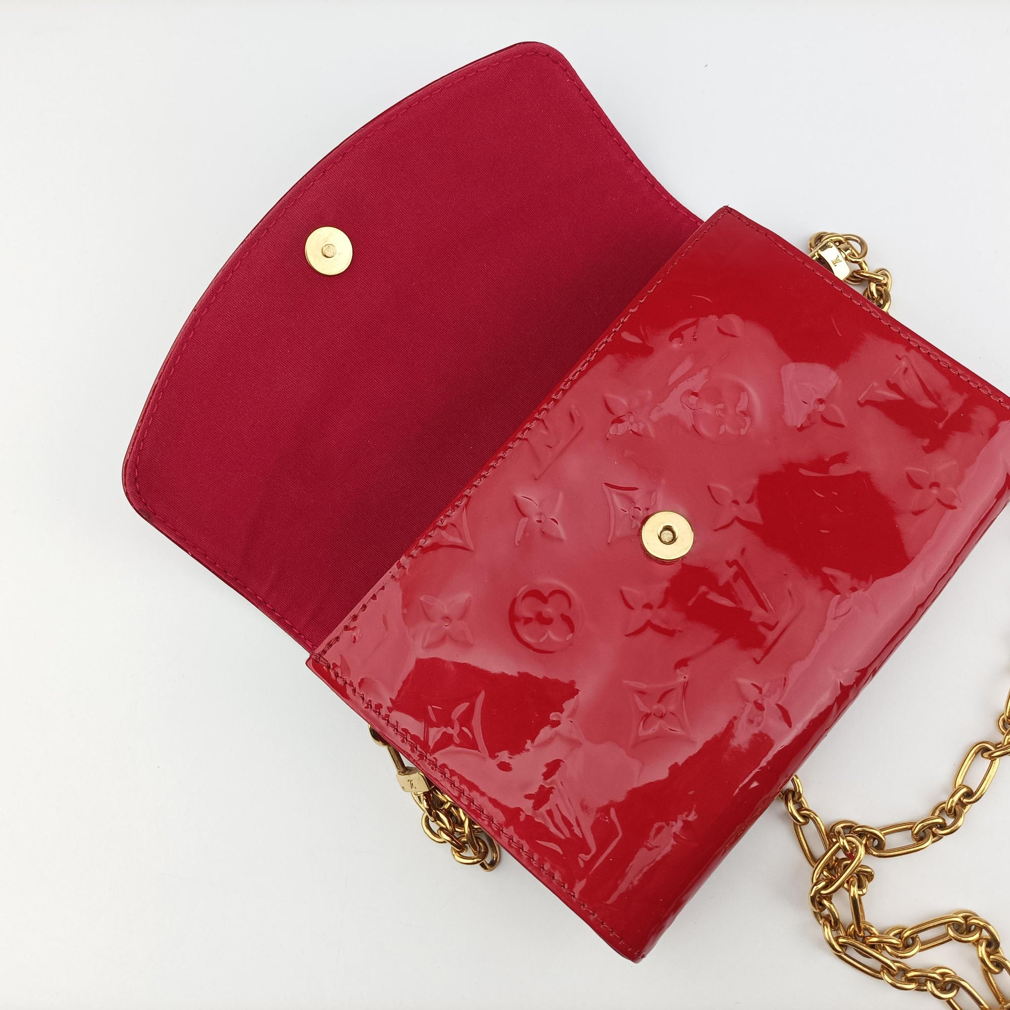 Vintage Louis Vuitton Belle Air Pomme d'Amour Vernis M93614 shoulderbag | stylenewstar