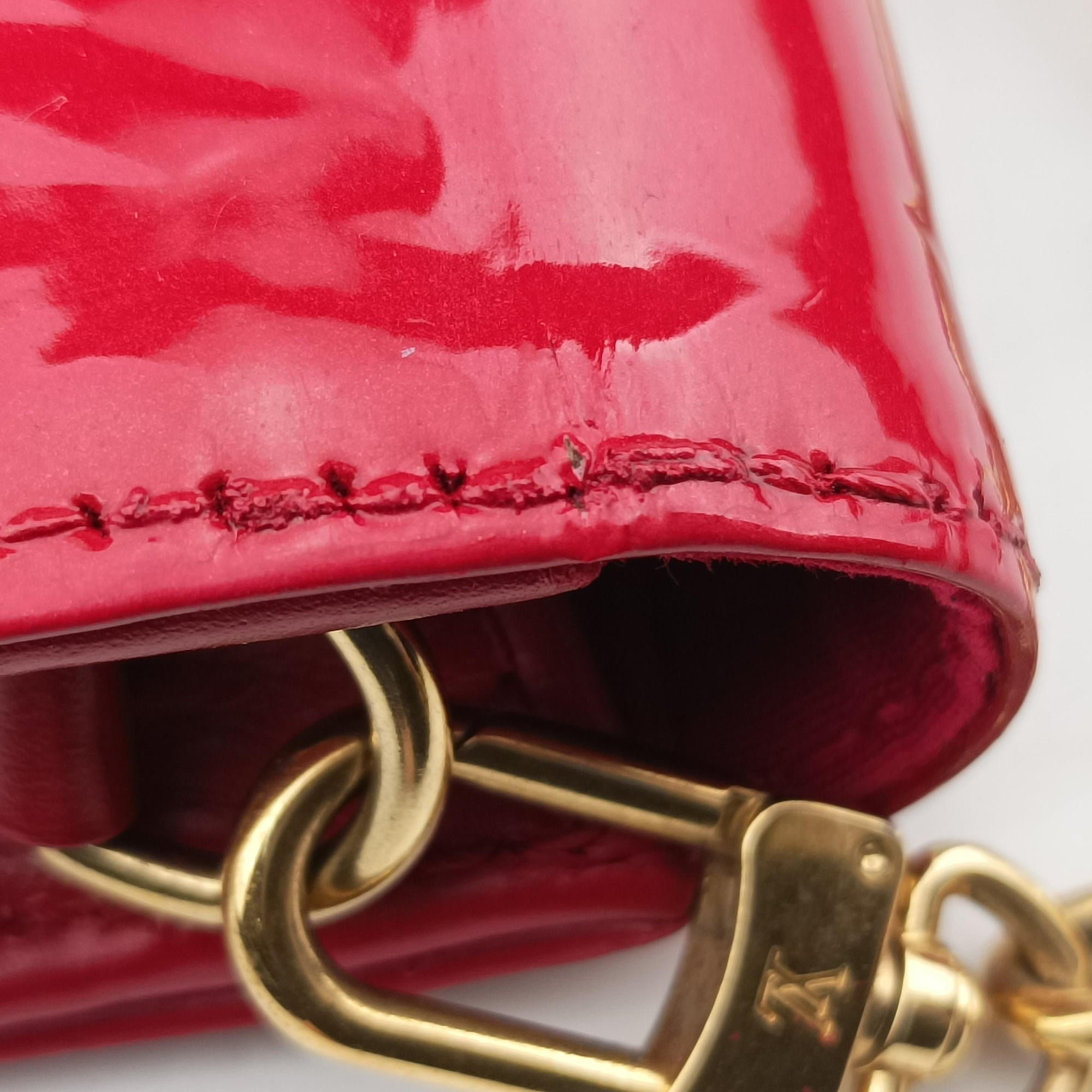 Vintage Louis Vuitton Belle Air Pomme d'Amour Vernis M93614 shoulderbag | stylenewstar