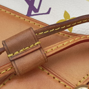 Pre-owned Louis Vuitton URSULA white Monogram Multicolor M40123 shoulderbag | stylenewstar