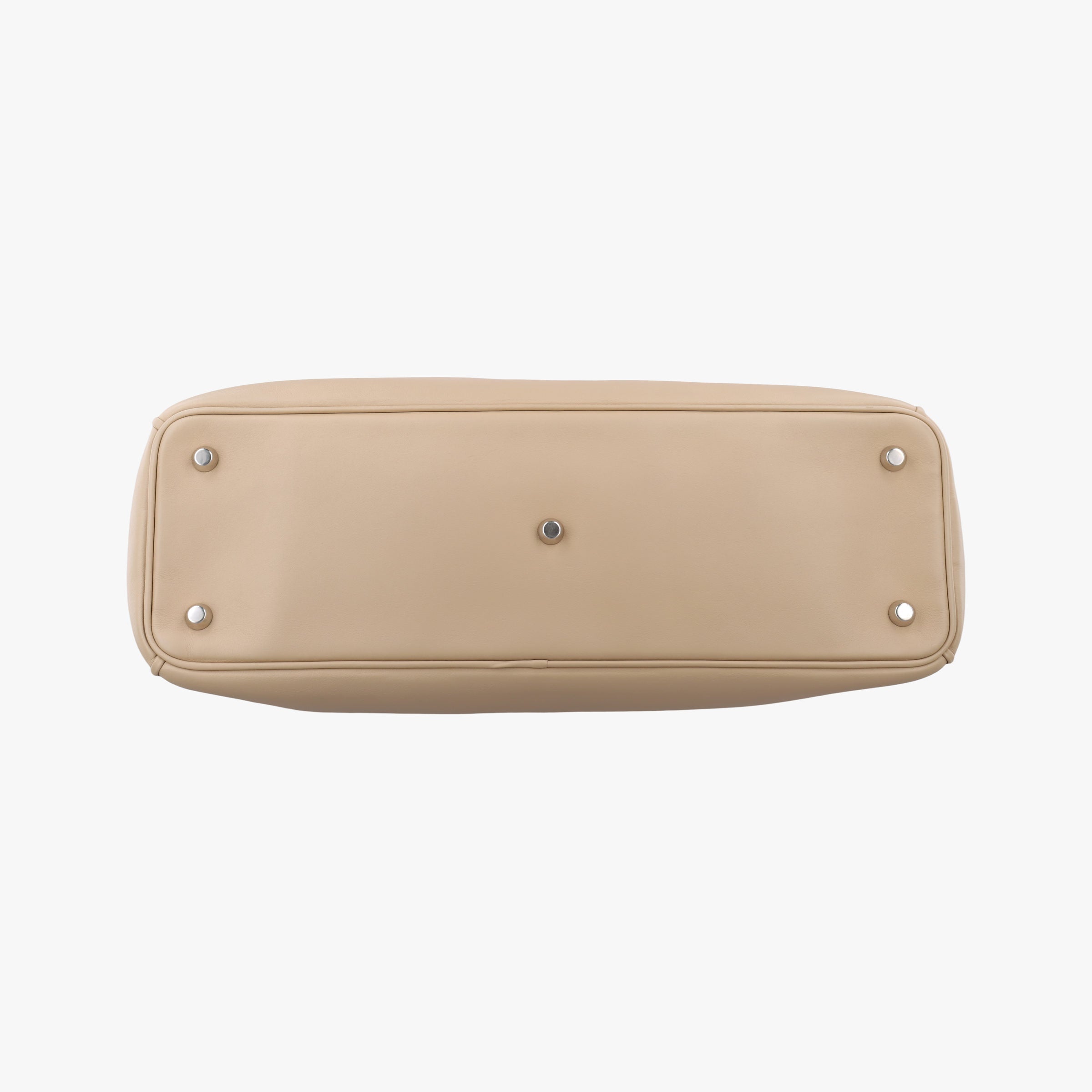Pre-owned Christian Dior Diorissimo Beige Leather  shoulderbag | stylenewstar
