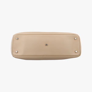 Pre-owned Christian Dior Diorissimo Beige Leather  shoulderbag | stylenewstar