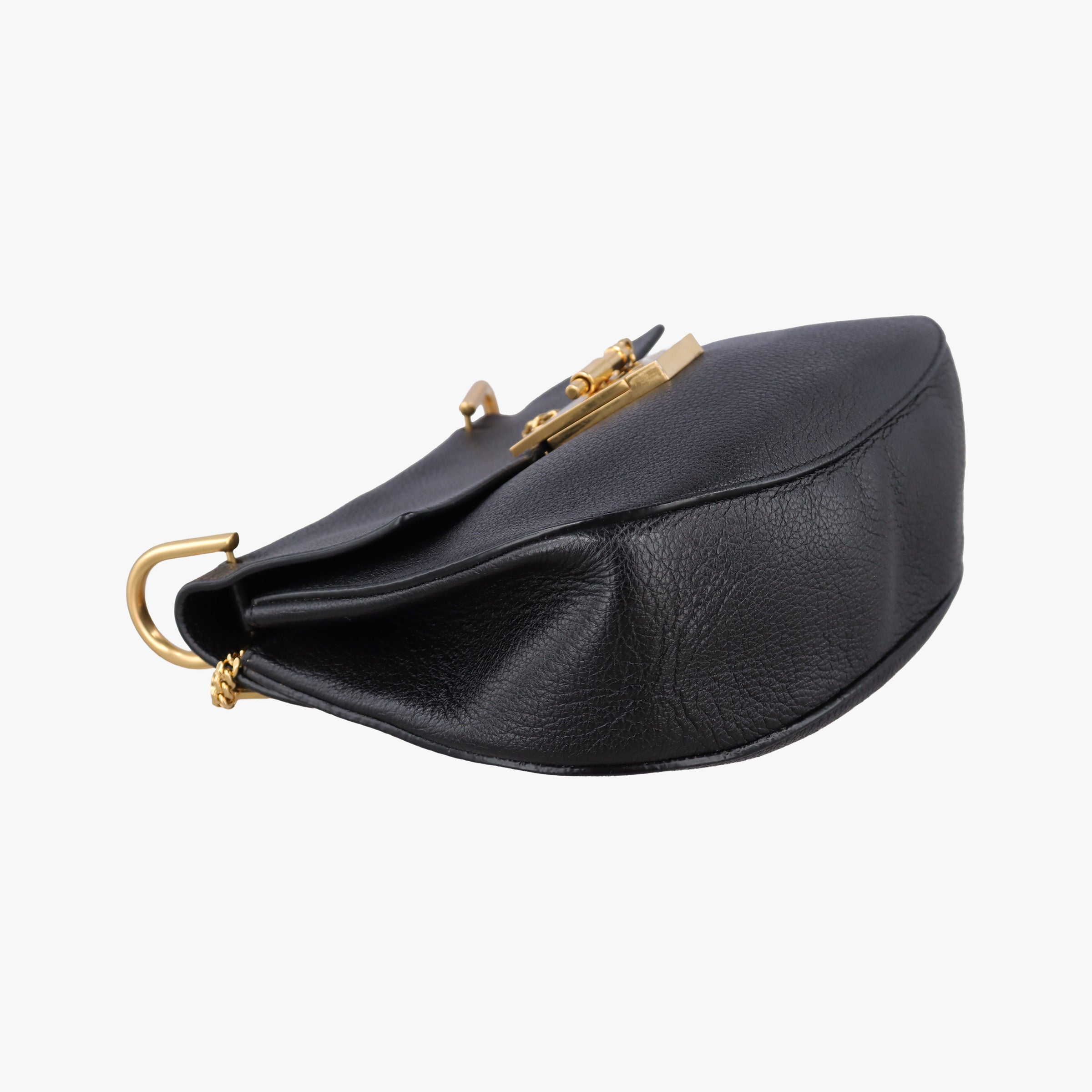 Pre-owned Chloe DREW Black Leather  shoulderbag | stylenewstar