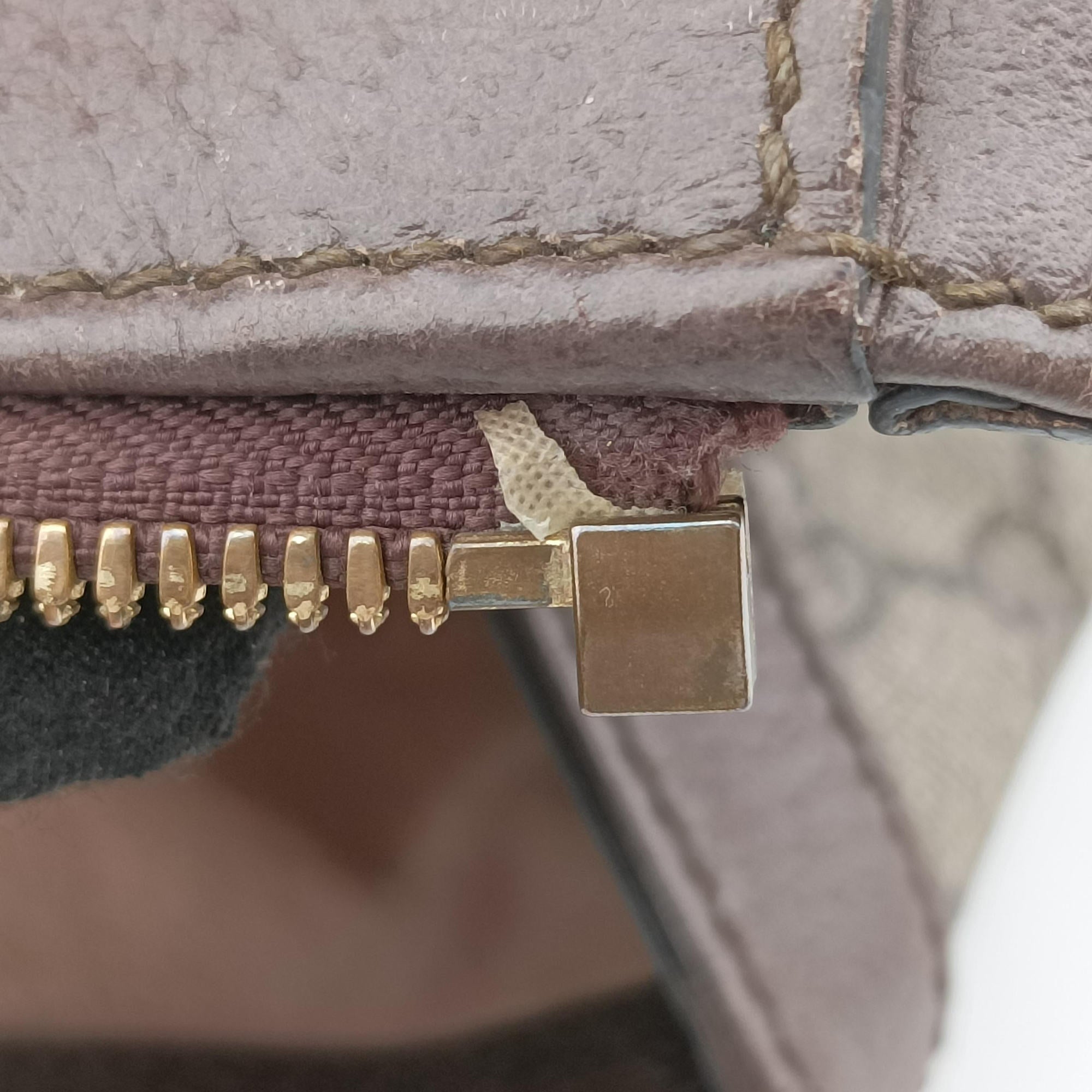 Pre-owned Gucci OPHIDIA Beige×Brown×Red×Green PVC coated canvas×Leather 524537 shoulderbag | stylenewstar