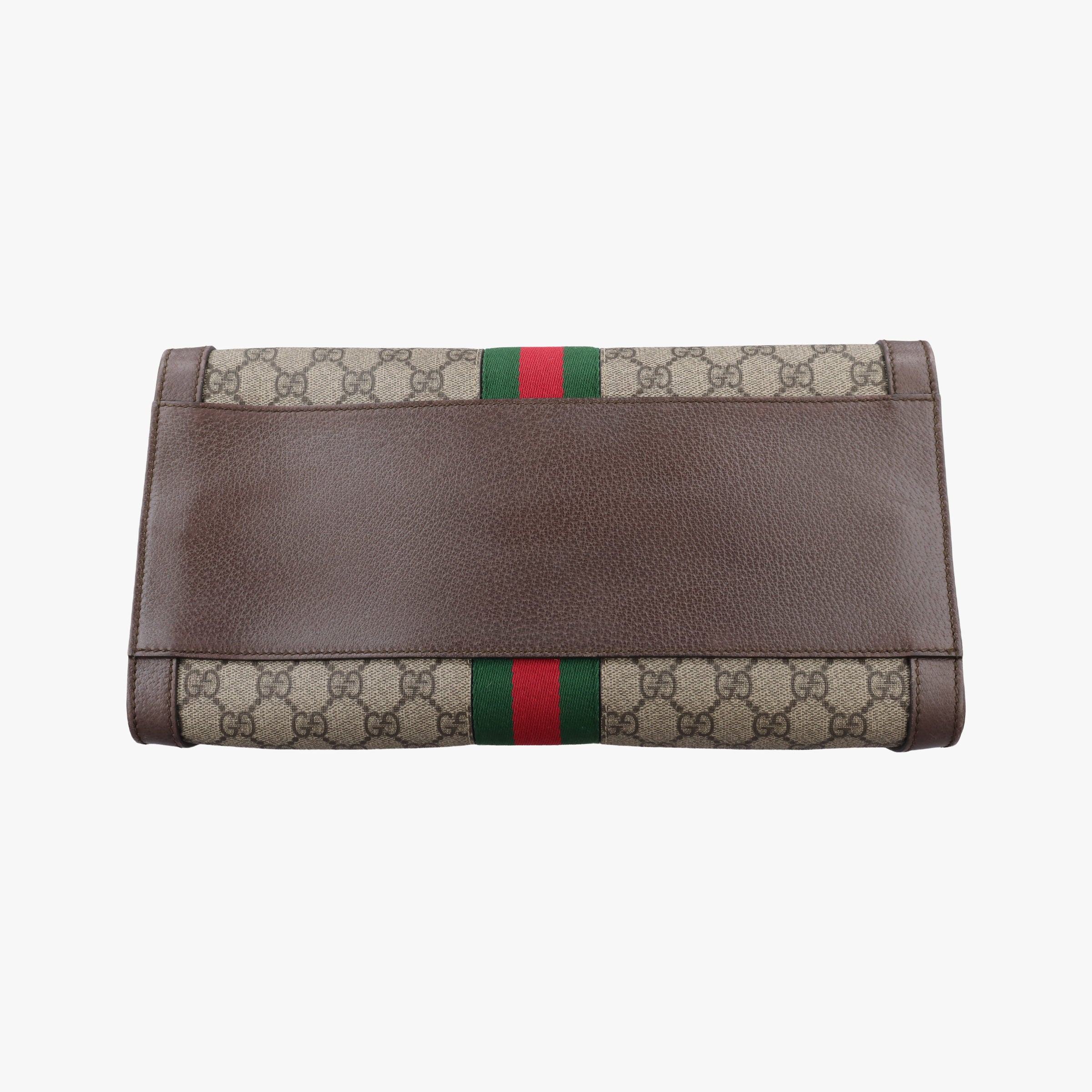 Pre-owned Gucci OPHIDIA Beige×Brown×Red×Green PVC coated canvas×Leather 524537 shoulderbag | stylenewstar