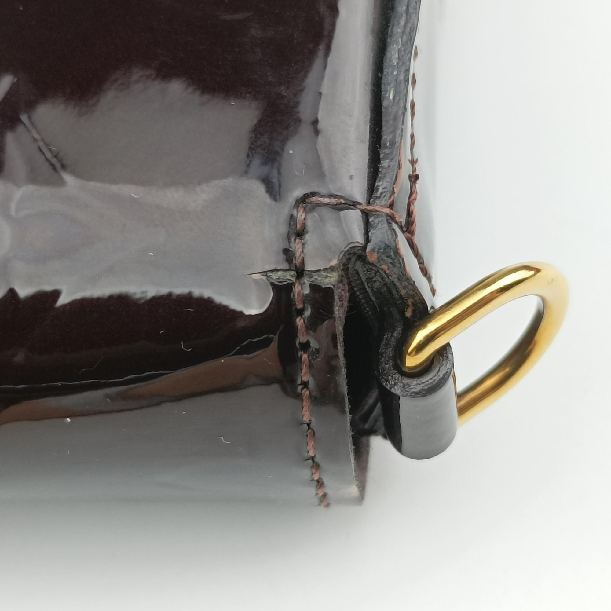 Pre-owned Louis Vuitton Pochette Felice Amarante Vernis M64579 shoulderbag | stylenewstar