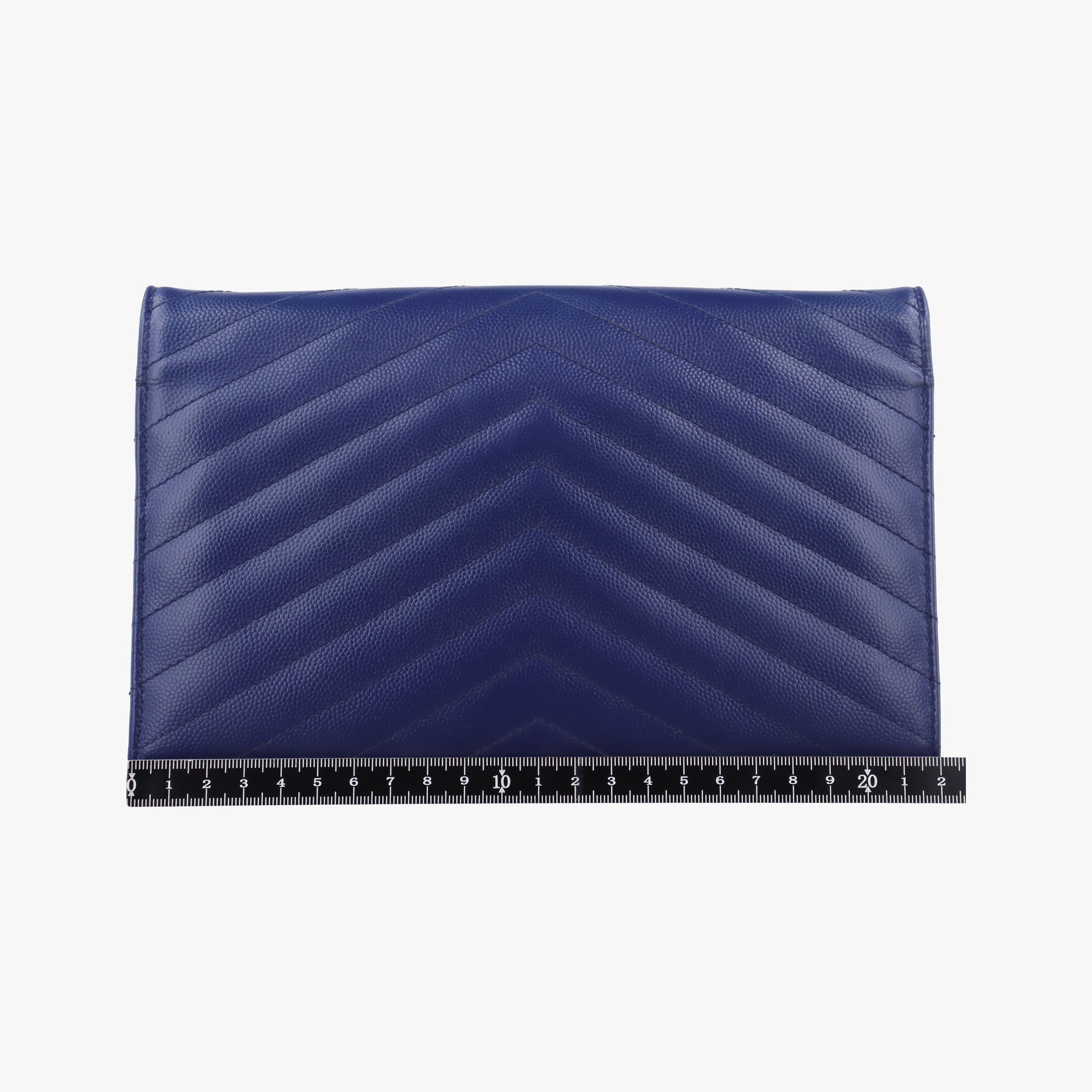 Pre-owned Yves Saint Laurent MONOGRAM Navy Caviar 377828 shoulderbag | stylenewstar