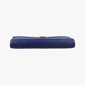 Pre-owned Yves Saint Laurent MONOGRAM Navy Caviar 377828 shoulderbag | stylenewstar