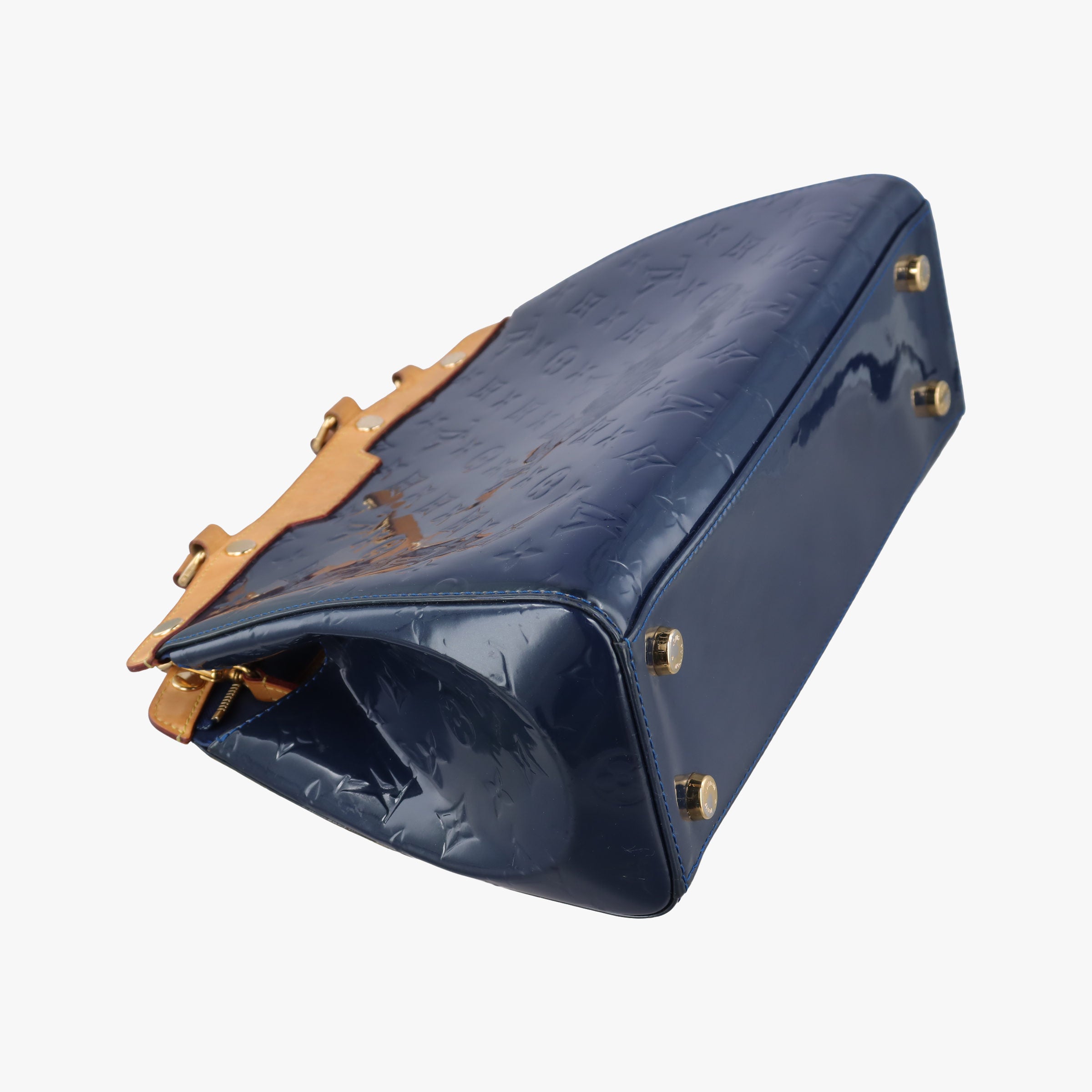 Pre-owned Louis Vuitton Brea MM Grand Bleu  Vernis M90054 shoulderbag | stylenewstar