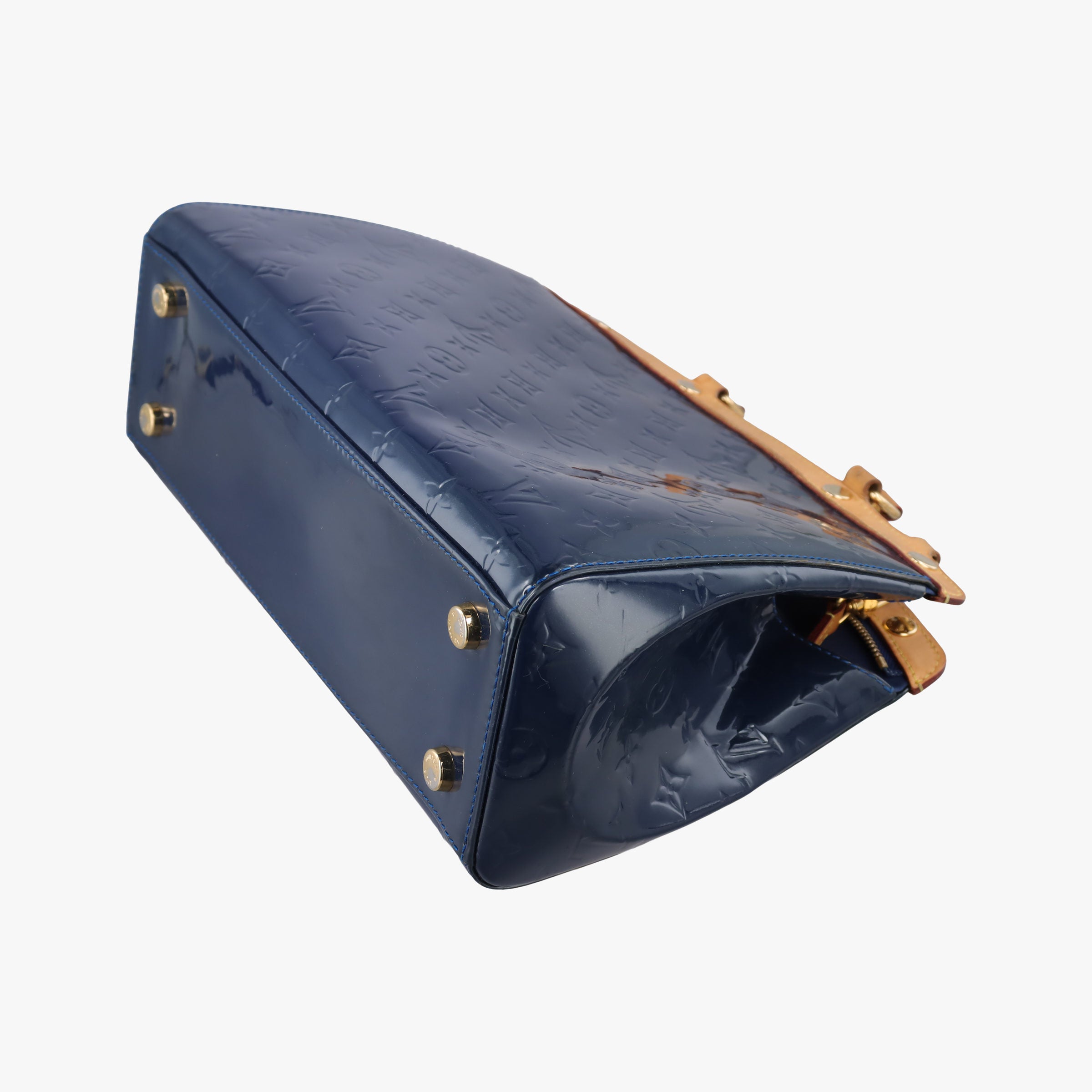 Pre-owned Louis Vuitton Brea MM Grand Bleu  Vernis M90054 shoulderbag | stylenewstar